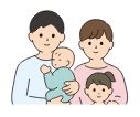 4人家族の場合 画像