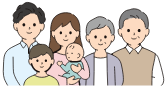 5人以上の家族の場合 画像