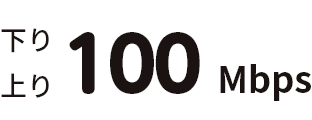 通信速度100Mb