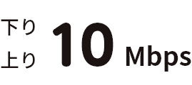 通信速度10Mb